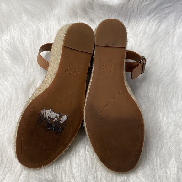 Treasure and Bond Sannibel Leather Espadrilles Wedges Size 6.5 - Picture 7 of 9